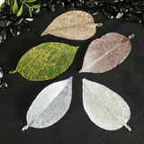 Silver Plated Leaf Pendant (various)