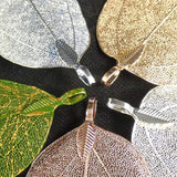 Silver Plated Leaf Pendant (various)