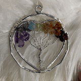 Chakra Heart Tree of Life Pendant