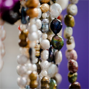 Pearls have a vintage feel...