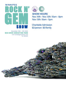 The Winnipeg Rock N’ Gem Show Nov 10-13, 2022