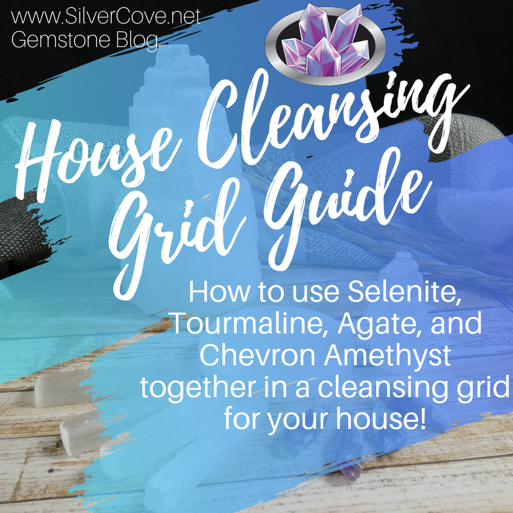 Selenite House Clearing Grid