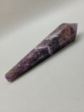 Chevron Amethyst Wand