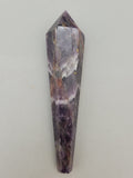 Chevron Amethyst Wand