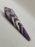 Chevron Amethyst Wand