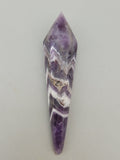 Chevron Amethyst Wand