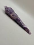 Chevron Amethyst Wand