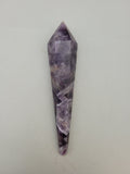 Chevron Amethyst Wand