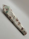 Green Flower Jasper (Flower Rhyolite) Wand