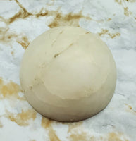 Snow Quartz Half Sphere Massage Stone