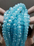 Blue Crystal Bead Strand