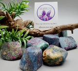 Ruby, Fuchsite & Kyanite Tumbles