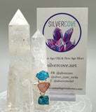 Apatite and Rose Quartz Sterling Silver Ring