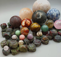 Dragon Blood Jasper Sphere Stand