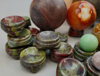 Dragon Blood Jasper Sphere Stand