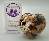 Petrified Wood Heart Carvings