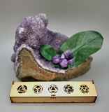 Amethyst Sacred Geometry Set with Case