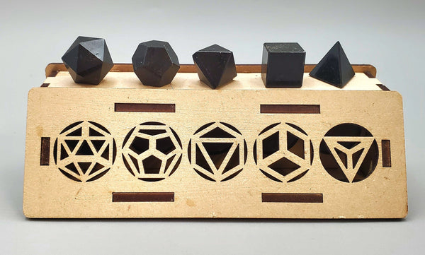 Black Onyx Sacred Geometry Set