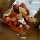 Fire Opal Raw Pieces in Bag