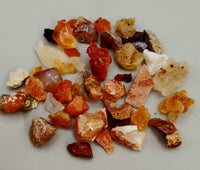 Fire Opal Raw Pieces in Bag