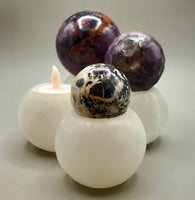 Selenite Candle Holder