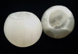 Selenite Candle Holder