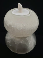 Selenite Candle Holder