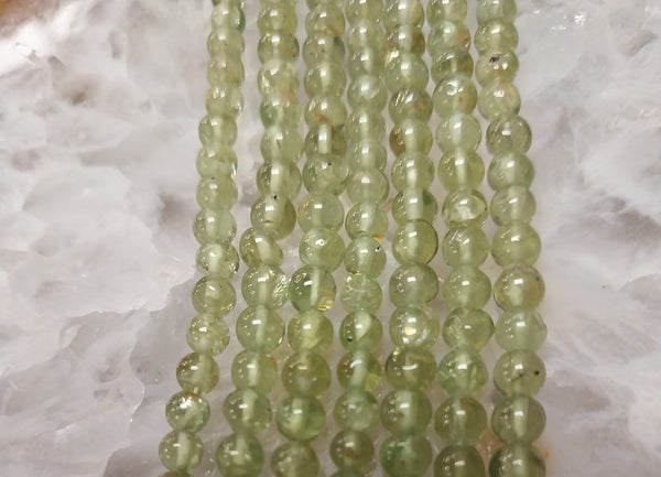 Peridot Rondelle Beads (3-4mm)