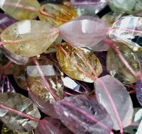 Faceted Multistone Crystal Bead