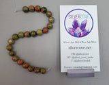 Unakite Bead Strand <3