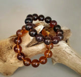 Indonesian Amber Bracelet (12mm Round beads)