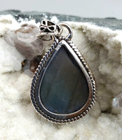 Labradorite in Sterling Silver Pendant
