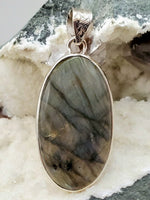 Labradorite in Sterling Silver Pendant