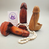 Penis Ash Tray Teak Wood Carvings