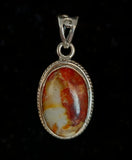 Petrified Wood Pendant (.925 Sterling Silver)