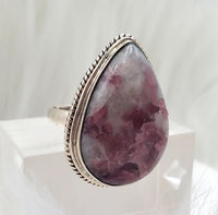 Canadian Rossmanite in .925 Sterling Silver Ring (size 6.75)