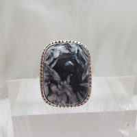 Canadian Pinolith in .925 Sterling Silver Ring (size 7.5)
