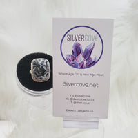 Canadian Pinolith in .925 Sterling Silver Ring (size 7.5)