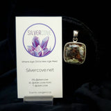 Canadian Staurolite And Garnet Pendant (in .925 Sterling Silver)