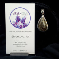 Canadian Staurolite And Garnet Pendant (in .925 Sterling Silver)
