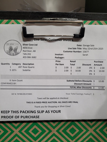 15677 Garage Sale 2025 Live