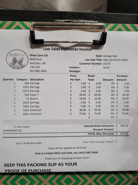 15176 Garage Sale 2025 Live