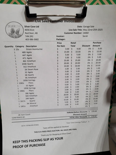 14060 Garage Sale 2025 Live