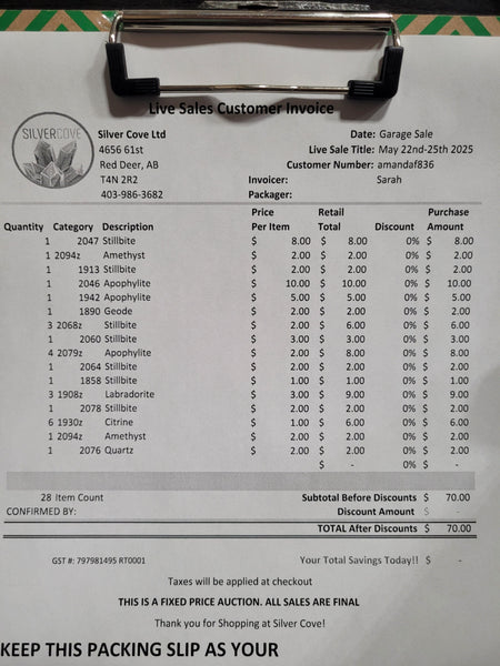 amandaf836  Garage Sale 2025 Live