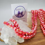 (8mm) Faceted Crystal Bead Strand