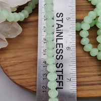 (8mm) Faceted Crystal Bead Strand