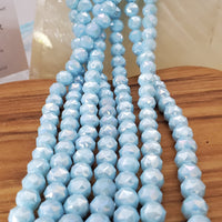 (8mm) Faceted Crystal Bead Strand