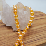 (8mm) Faceted Crystal Bead Strand