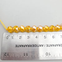 (8mm) Faceted Crystal Bead Strand