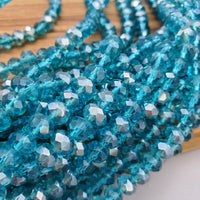 (8mm) Faceted Crystal Bead Strand